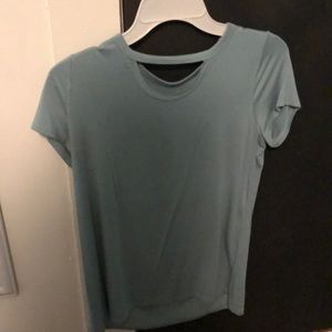 teal t-shirt